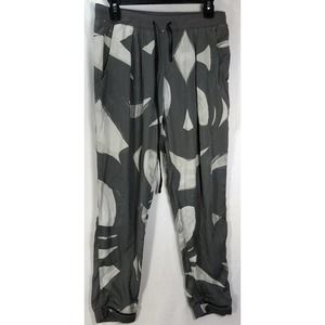 Lululemon Pants Womens Size 8 City Joggers Gray Patterned Activewear Joggers-239